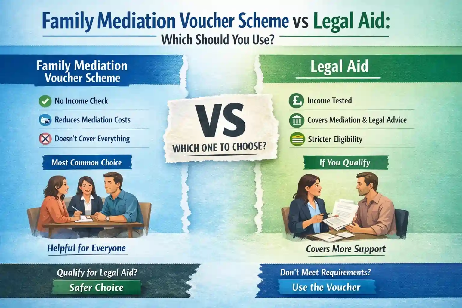 Family Mediation Voucher Scheme vs Legal Aid: Which Should You Use Aylesbury?