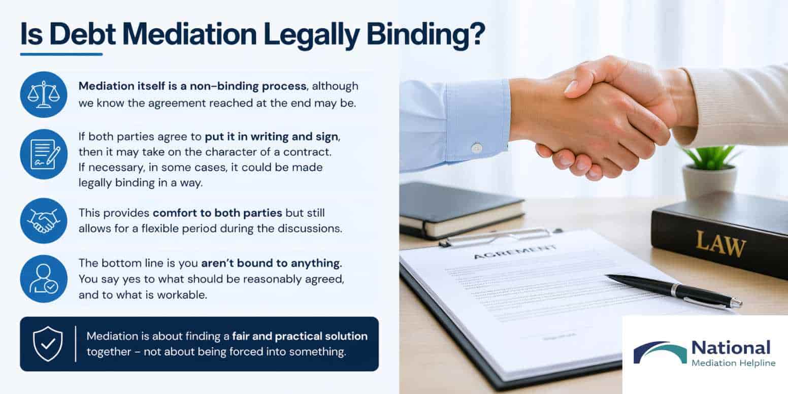 Is Debt Mediation Legally Binding Aylesbury