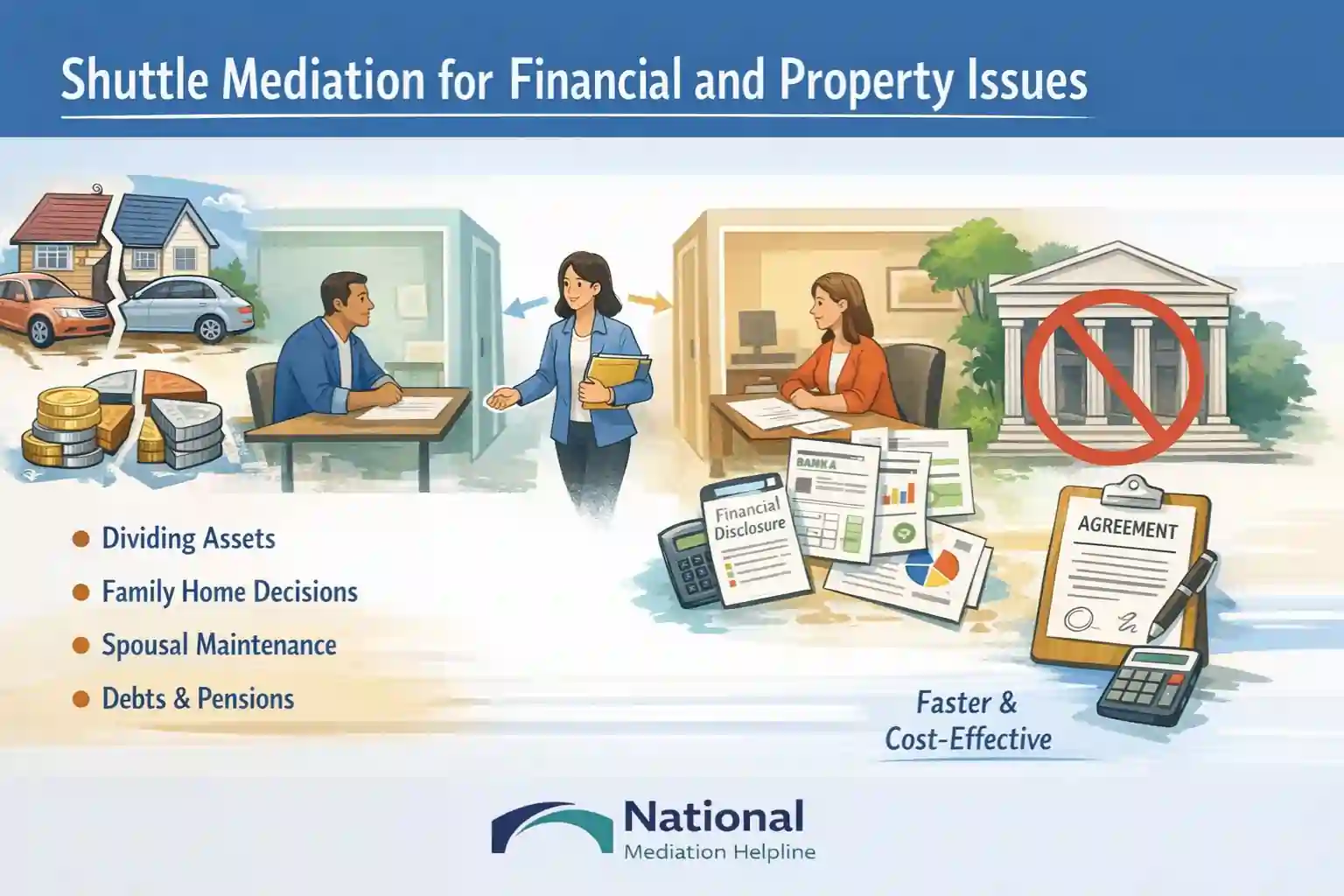 Shuttle Mediation for Financial and Property Issues Aylesbury